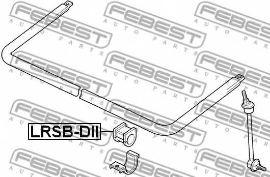 Опора стабилизатора FEBEST LRSB-DII - изображение 1