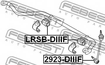 Опора стабилизатора FEBEST LRSB-DIIIF - изображение 1