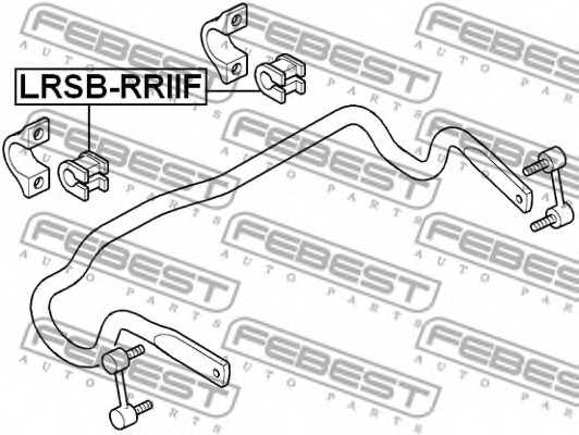 Опора стабилизатора FEBEST LRSB-RRIIF - изображение 1