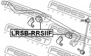 Опора стабилизатора FEBEST LRSB-RRSIIF - изображение 1