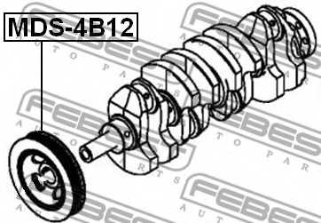 Ременный шкив коленвала FEBEST MDS-4B12 - изображение 1