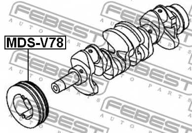 Ременный шкив коленвала FEBEST MDS-V78 - изображение 1