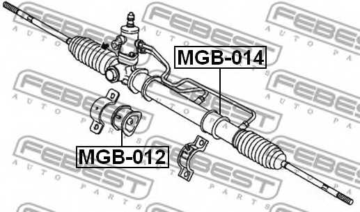 Подвеска рулевого управления FEBEST MGB-012 - изображение 1
