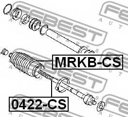 Пыльник рулевого управления FEBEST MRKB-CS - изображение 1