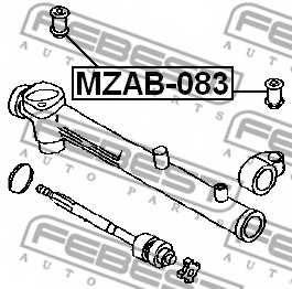 Подвеска рулевого управления FEBEST MZAB-083 - изображение 1