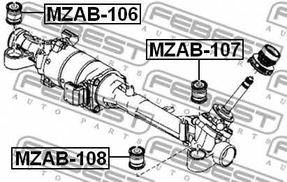 Подвеска рулевого управления FEBEST MZAB-107 - изображение 1