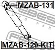 Втулка, амортизатор FEBEST MZAB-131 - изображение 1