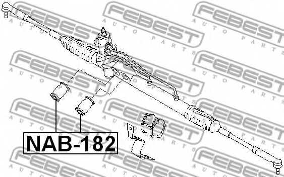 Подвеска рулевого управления FEBEST NAB-182 - изображение 1