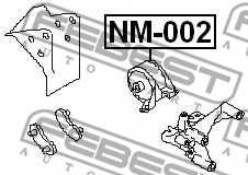 Подвеска двигателя FEBEST NM-002 - изображение 1