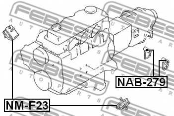 Подвеска двигателя FEBEST NM-F23 - изображение 1
