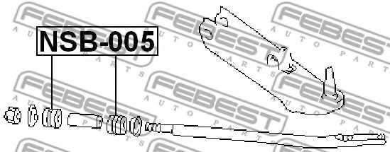 Подвеска рычага независимой подвески колеса FEBEST NSB-005 - изображение 1