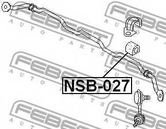 Опора стабилизатора FEBEST NSB-027 - изображение 1