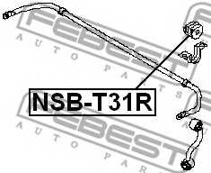Опора стабилизатора FEBEST NSB-T31R - изображение 1