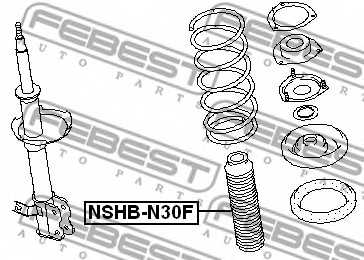 Пыльник амортизатора FEBEST NSHB-N30F - изображение 1