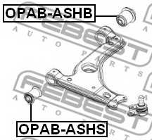 Подвеска рычага независимой подвески колеса FEBEST OPAB-ASHB - изображение 1