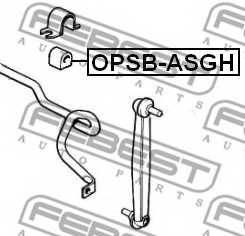 Опора стабилизатора FEBEST OPSB-ASGF - изображение 1