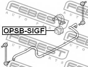 Опора стабилизатора FEBEST OPSB-SIGF - изображение 1