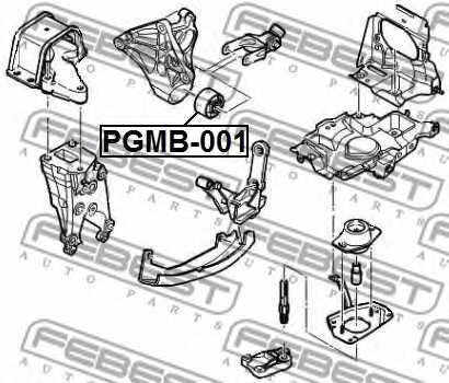 Подвеска двигателя FEBEST PGMB-001 - изображение 1