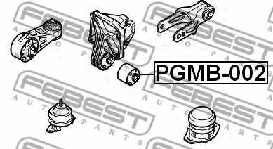Подвеска двигателя FEBEST PGMB-002 - изображение 1