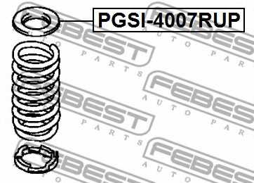 Тарелка пружины FEBEST PGSI-4007RUP - изображение 1