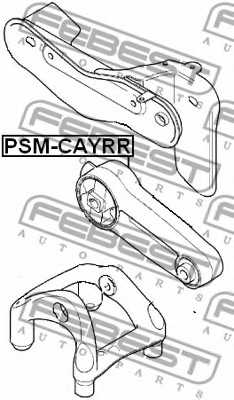 Подвеска двигателя FEBEST PSM-CAYRR - изображение 1