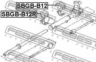 Подвеска рулевого управления FEBEST SBGB-B12R - изображение 1