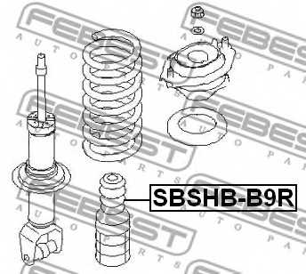 Пыльник амортизатора FEBEST SBSHB-B9R - изображение 1