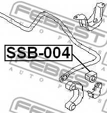 Опора стабилизатора FEBEST SSB-004 - изображение 1