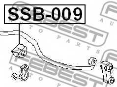 Опора стабилизатора FEBEST SSB-009 - изображение 1