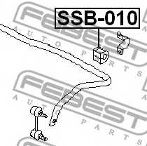 Опора стабилизатора FEBEST SSB-010 - изображение 1