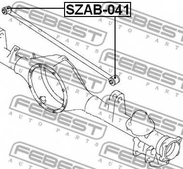 Подвеска рычага независимой подвески колеса FEBEST SZAB-041 - изображение 1