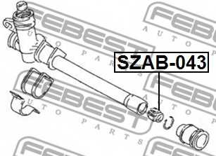 Подвеска рулевого управления FEBEST SZAB-043 - изображение 1