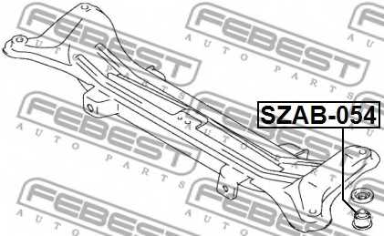 Втулка балки моста FEBEST SZAB-054 - изображение 1