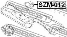 Подвеска двигателя FEBEST SZM-012 - изображение 1