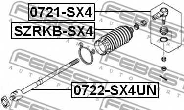 Пыльник рулевого управления FEBEST SZRKB-SX4 - изображение 1