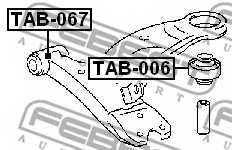 Подвеска рычага независимой подвески колеса FEBEST TAB-006 - изображение 1