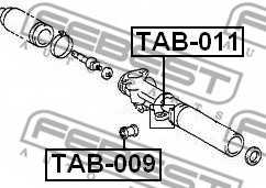 Подвеска рулевого управления FEBEST TAB-009 - изображение 1