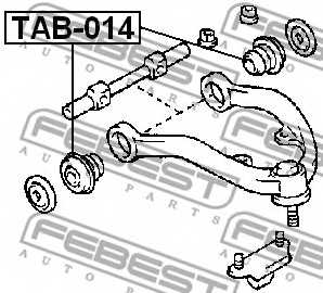 Подвеска рычага независимой подвески колеса FEBEST TAB-014 - изображение 1