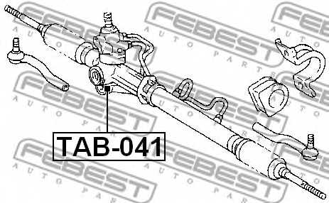 Подвеска рулевого управления FEBEST TAB-041 - изображение 1