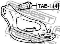 Подвеска рычага независимой подвески колеса FEBEST TAB-114 - изображение 1