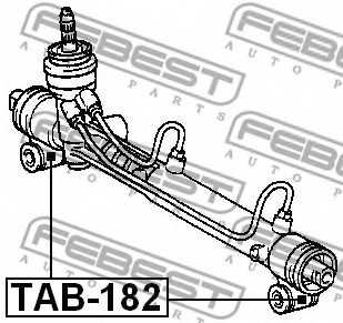 Подвеска рулевого управления FEBEST TAB-182 - изображение 1