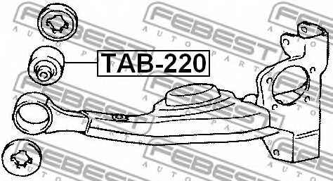 Подвеска рулевого управления FEBEST TAB-220 - изображение 1