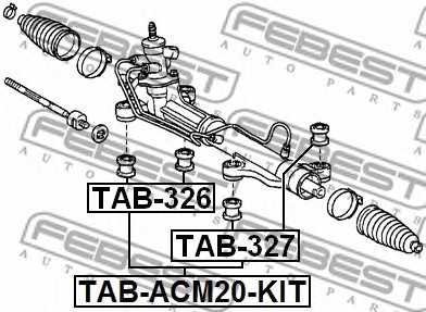 Подвеска рулевого управления FEBEST TAB-326 - изображение 1