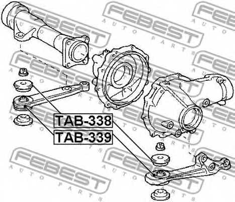 Опора, дифференциал FEBEST TAB-338 - изображение 1