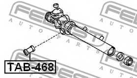 Подвеска рулевого управления FEBEST TAB-468 - изображение 1