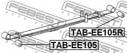 Втулка листовой рессоры FEBEST TAB-EE105 - изображение 1