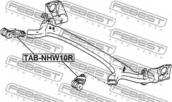 Подвеска рычага независимой подвески колеса FEBEST TAB-NHW10R - изображение 1