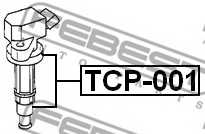 Вилка, катушка зажигания FEBEST TCP-001 - изображение 1