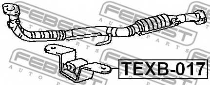 Монтажный комплект системы выпуска FEBEST TEXB-017 - изображение 1