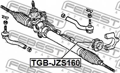 Подвеска рулевого управления FEBEST TGB-JZS160 - изображение 1